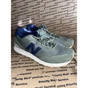 New Balance 515 Mens 7.5 2E Green Blue Shoes Sneakers Athletic Running Causal